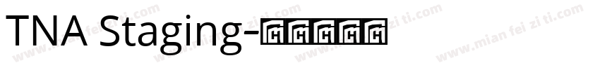 TNA Staging字体转换